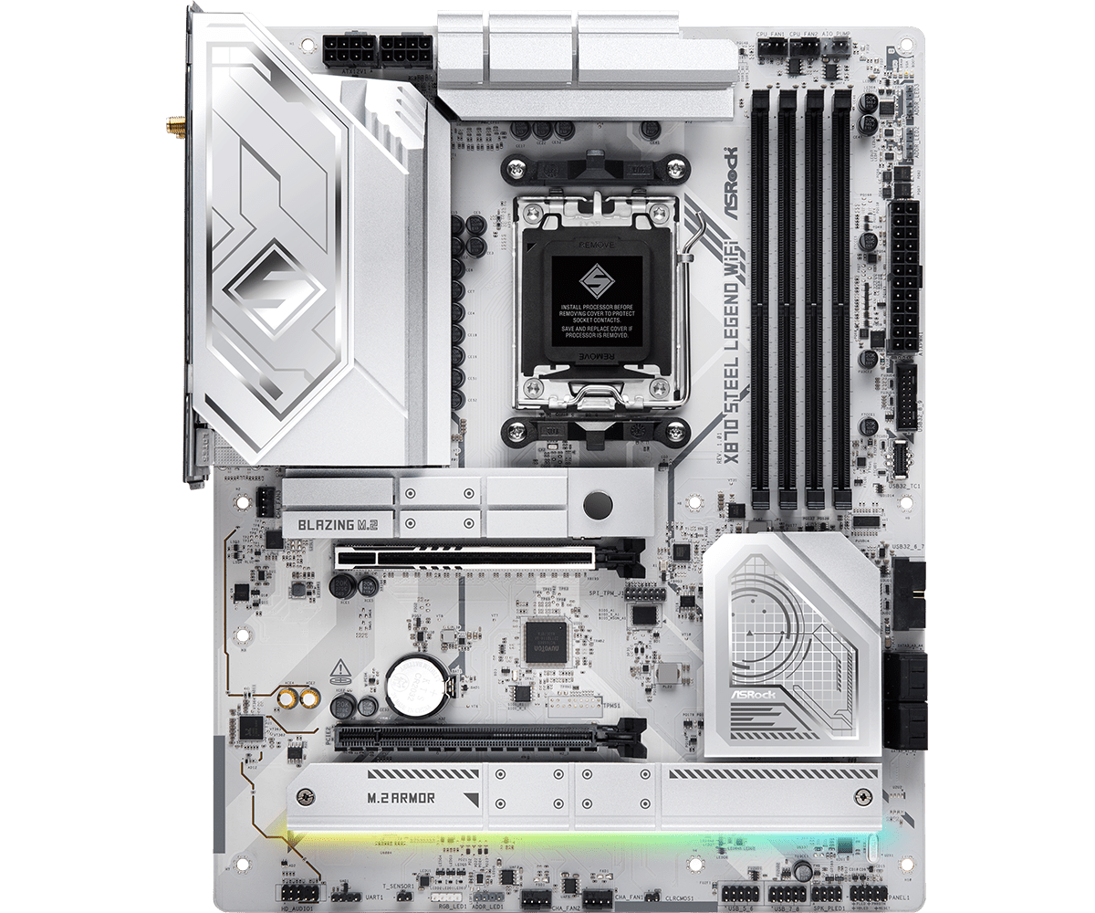 ASRock X870 STEEL LEGEND WIFI Socket AM5 AMD X870 DDR5 SATA3 ATX
